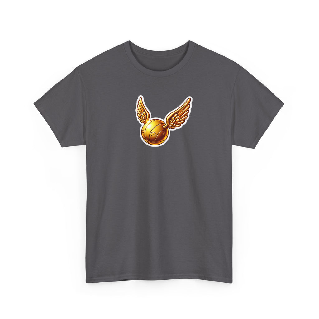 Golden Snitch Cotton T‑Shirt — Quidditch Wizarding Fan Tee