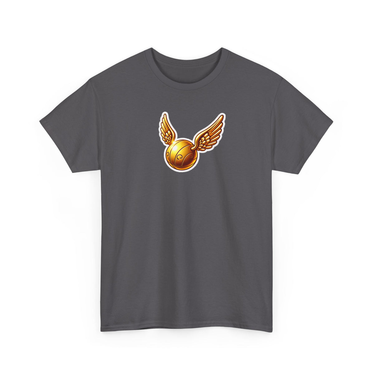 Golden Snitch Cotton T‑Shirt — Quidditch Wizarding Fan Tee