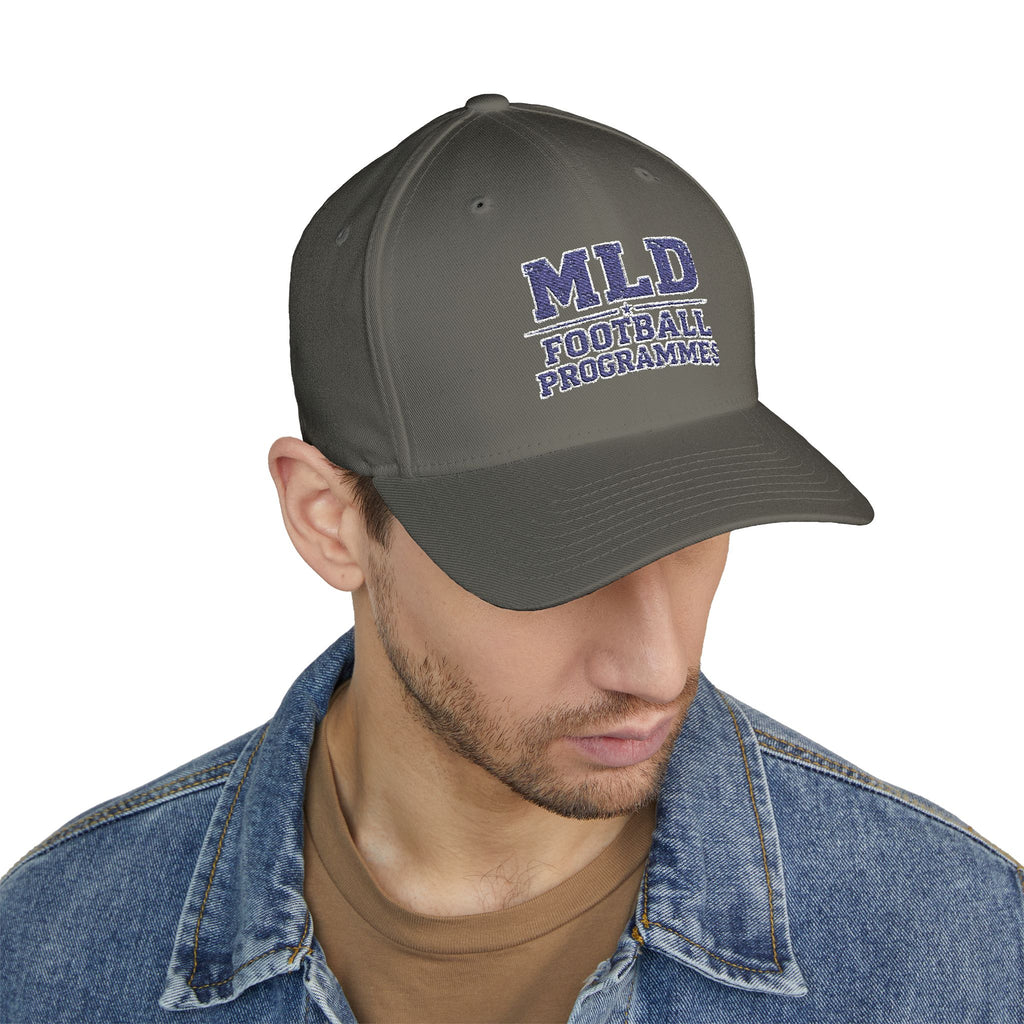 MLD Football Programmes Embroidered Cap – Structured Closed-Back Baseball Hat