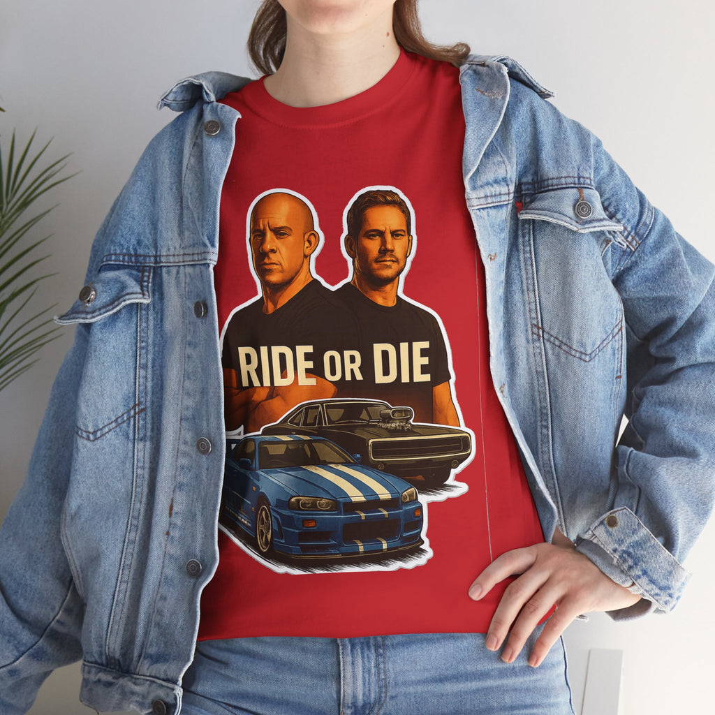 Ride or Die Street Racing Graphic Cotton Tee