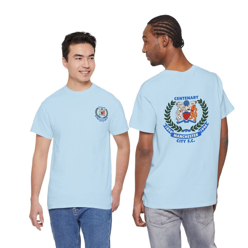 Centenary Manchester City FC Crest Tee — 1894–1994 Commemorative Shirt