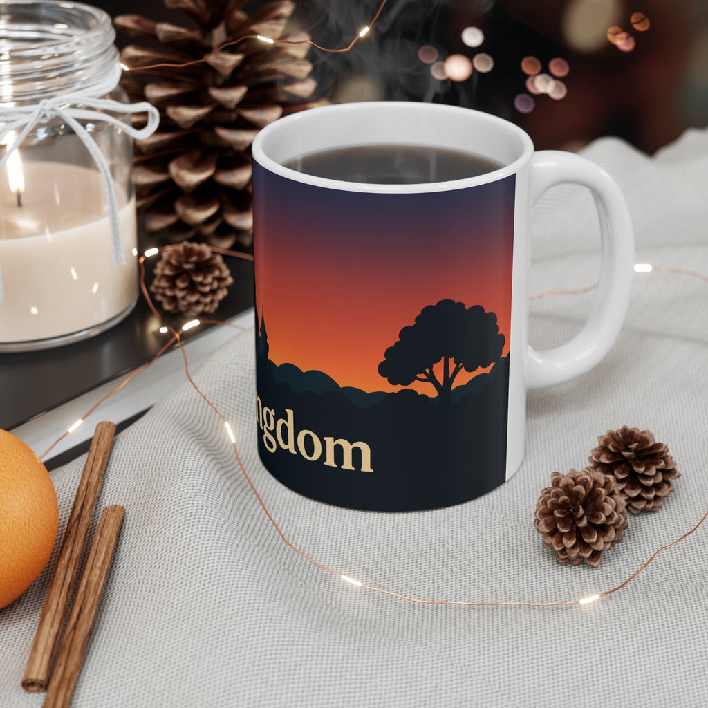 Magic Kingdom Sunset Ceramic Coffee Mug — 11oz & 15oz