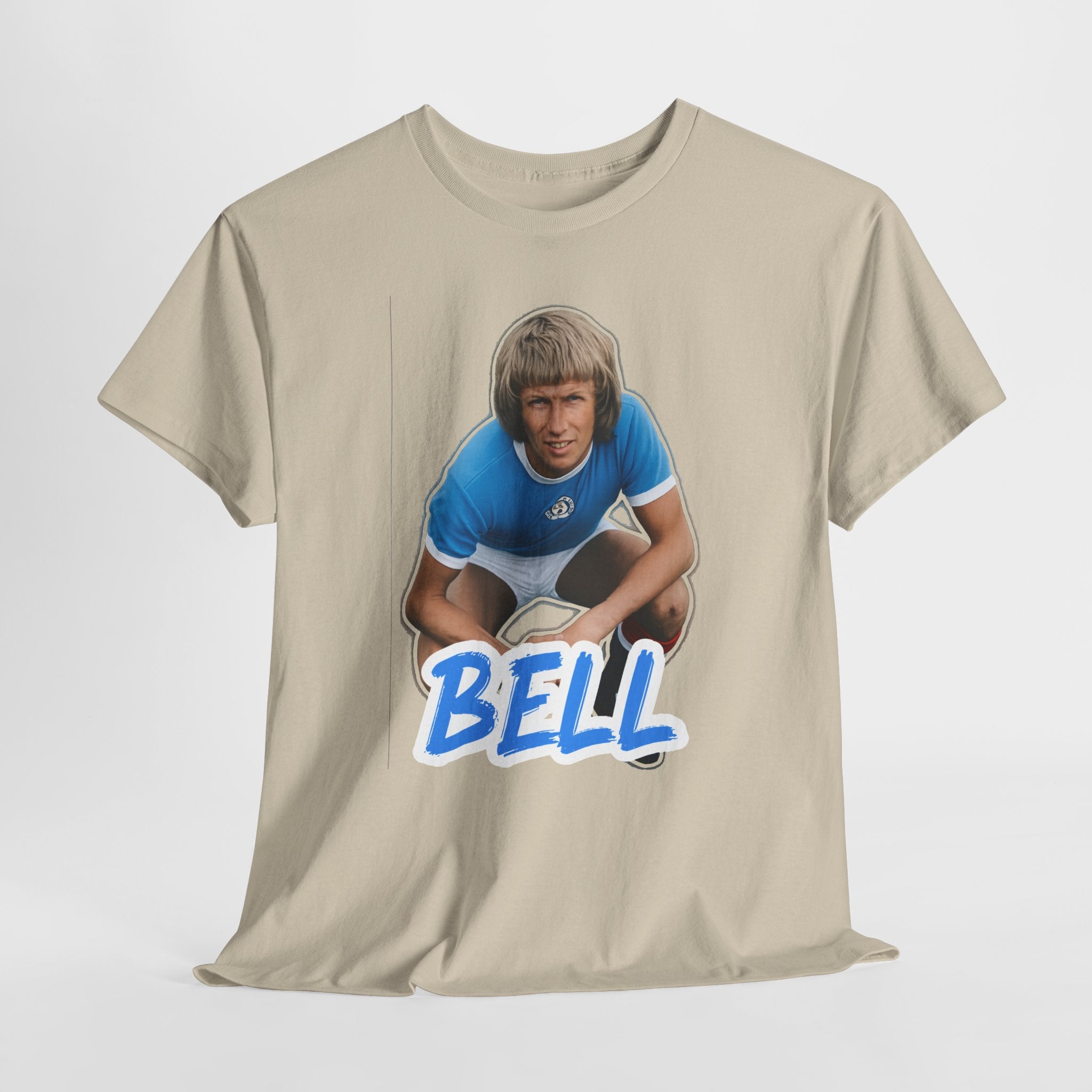 Colin Bell Manchester City Legend Retro Soccer Tee — Vintage Player Graphic T-Shirt