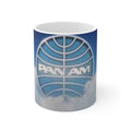 Pan Am Logo Coffee Mug — Vintage Airline Travel Ceramic Mug (11oz & 15oz)