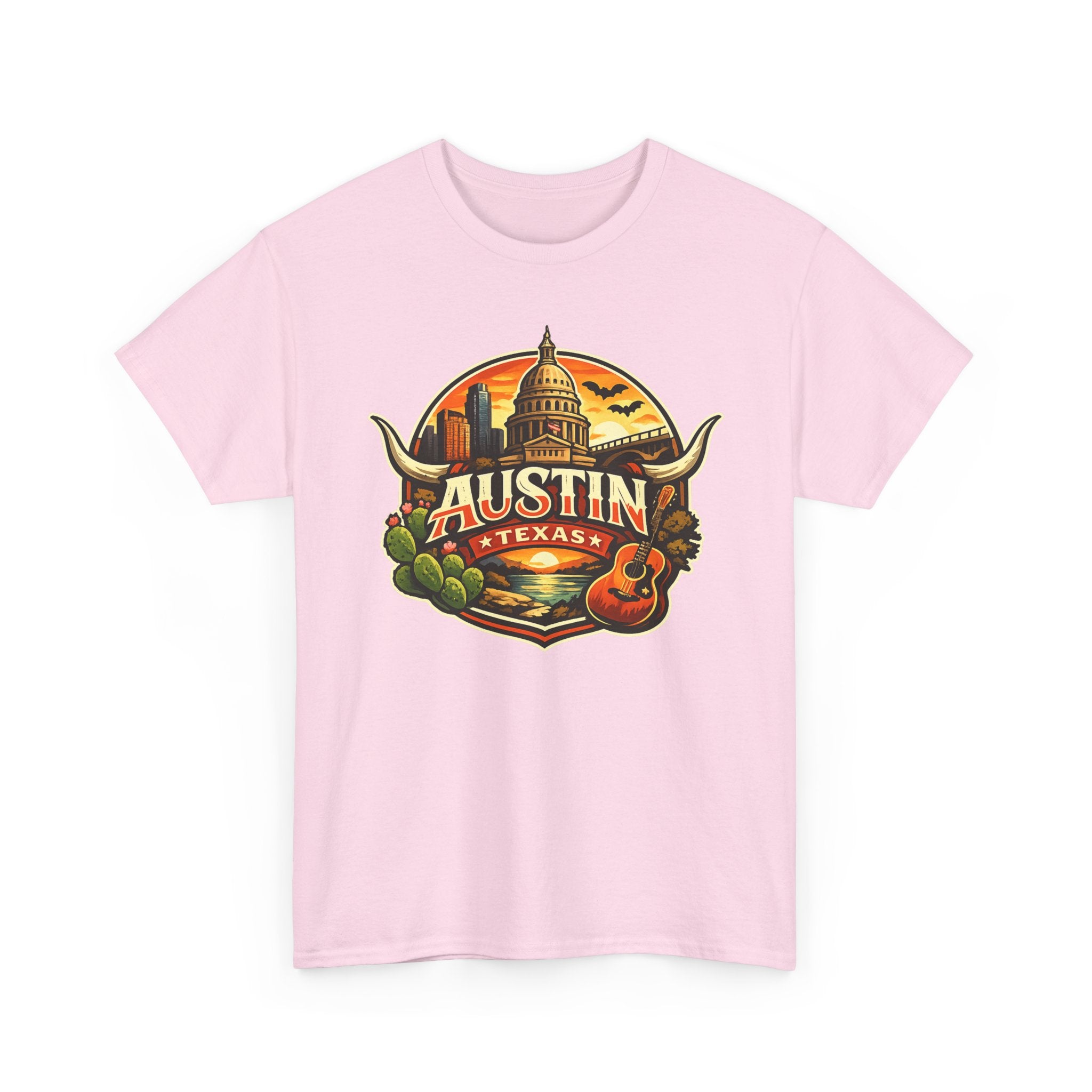 Austin Texas Vintage Travel T-Shirt