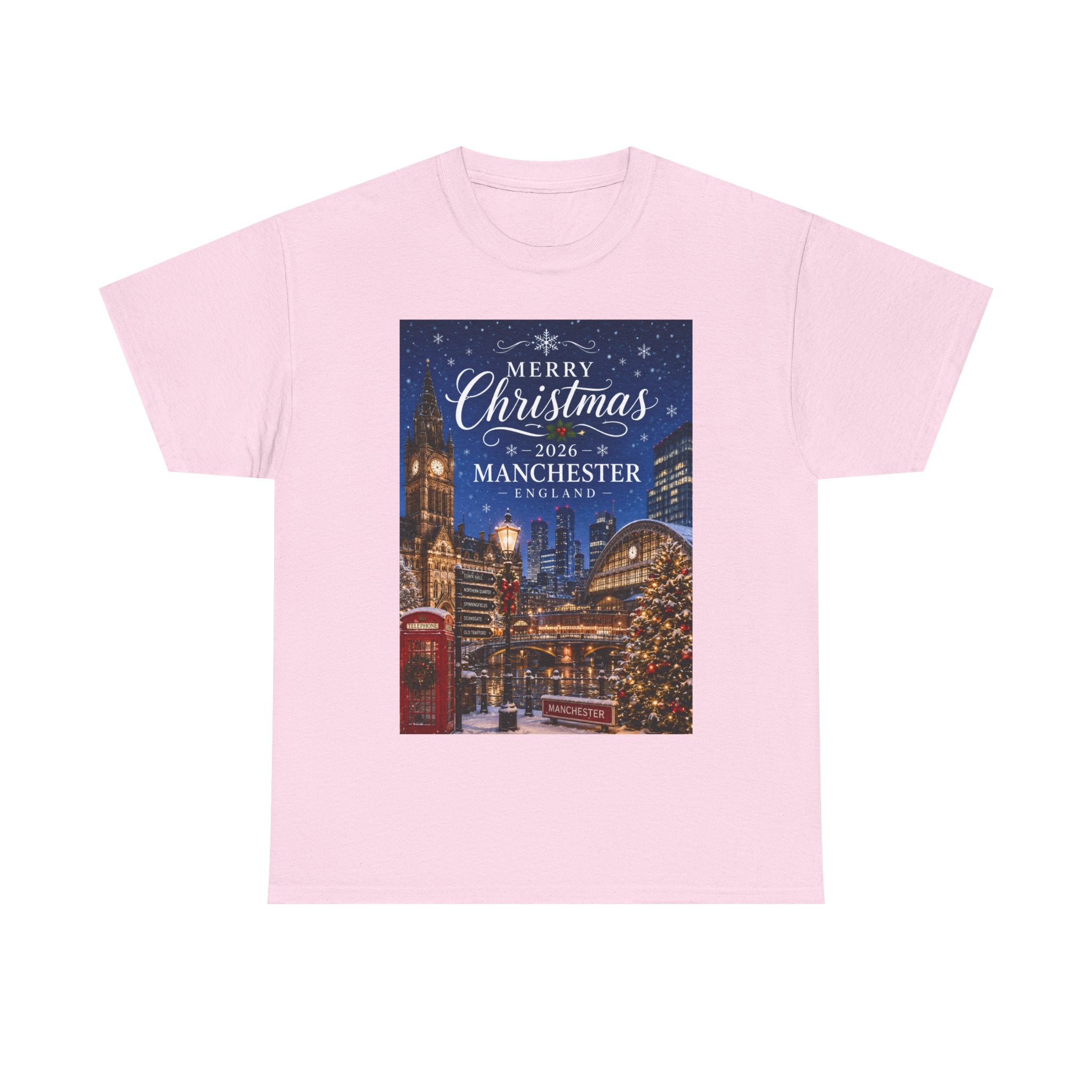 Manchester Christmas Tee — Merry Christmas 2026 Holiday T‑Shirt