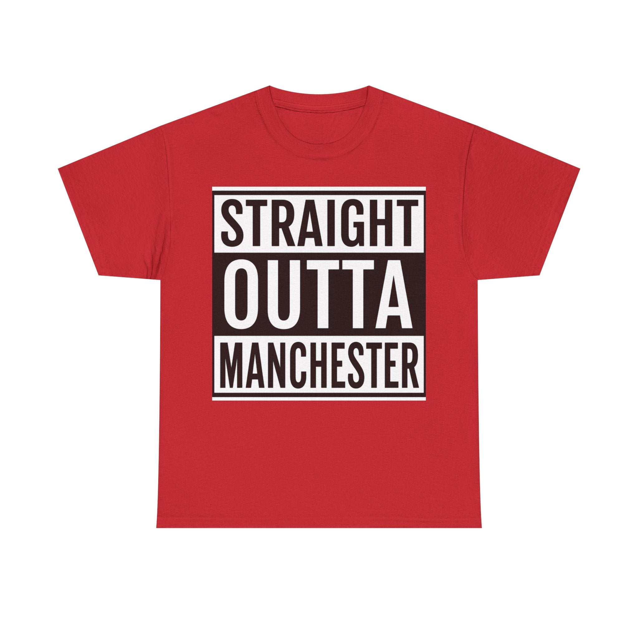 Straight Outta Manchester T-Shirt — Bold City Pride Tee