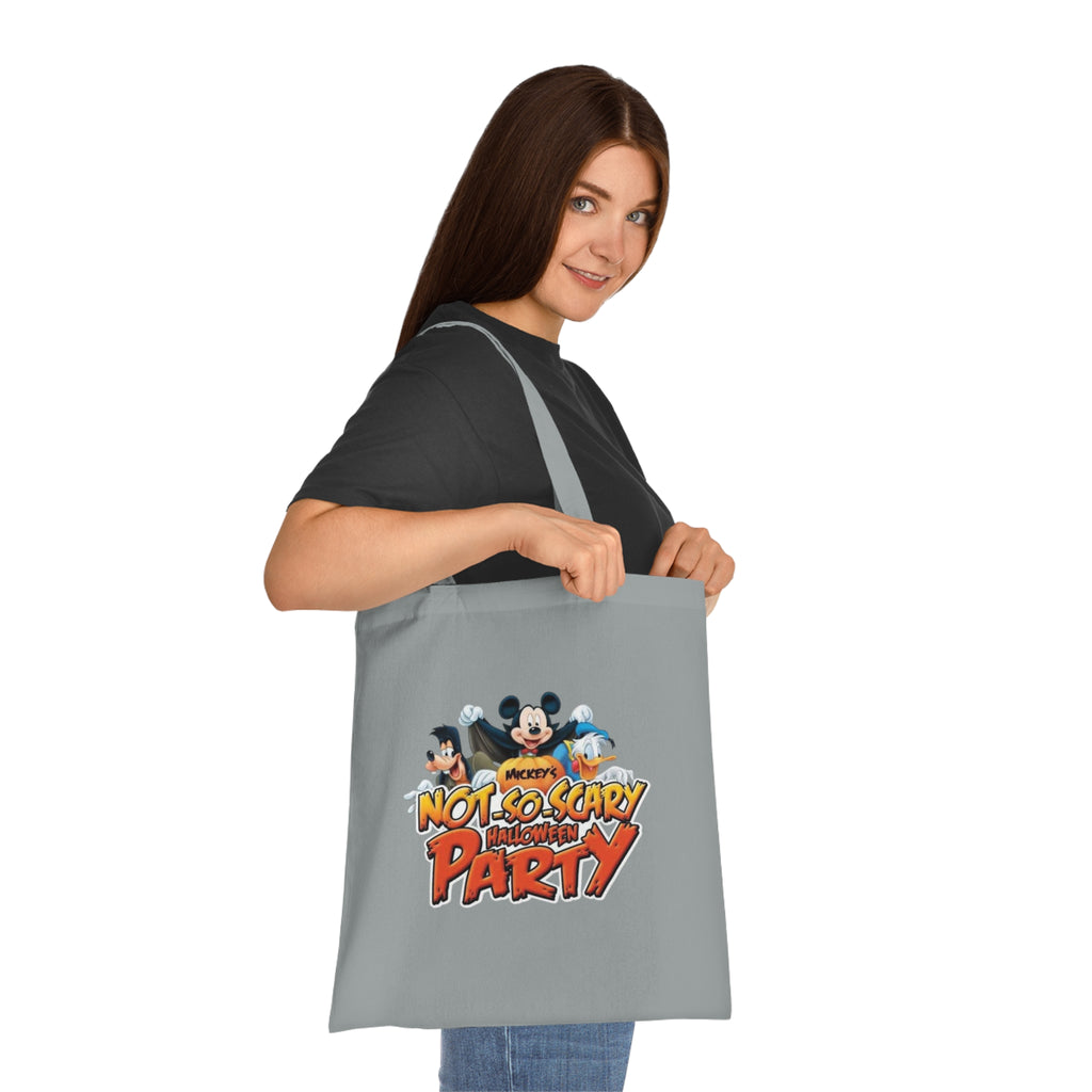 Mickey "Not So Scary Halloween Party" Cotton Tote — Disney Trick-or-Treat Bag