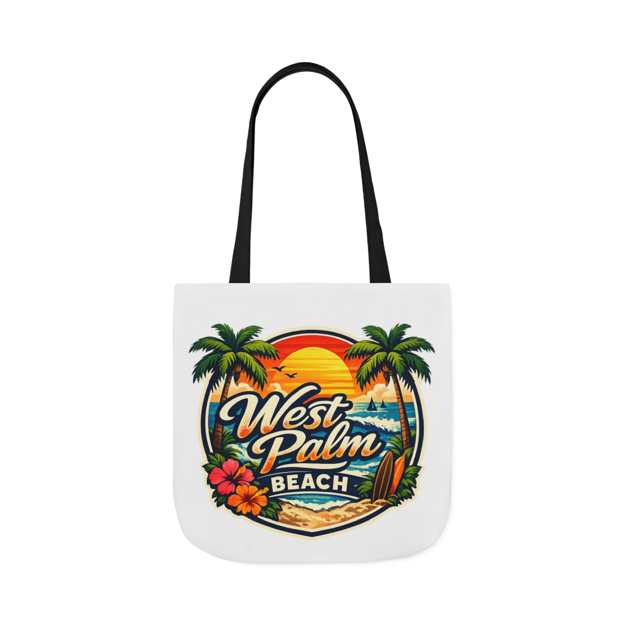 West Palm Beach Vintage Sunset Tote