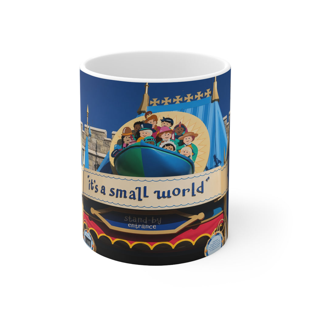 It's a Small World Ceramic Coffee Mug – Disneyland Attraction Design (11oz & 15oz)