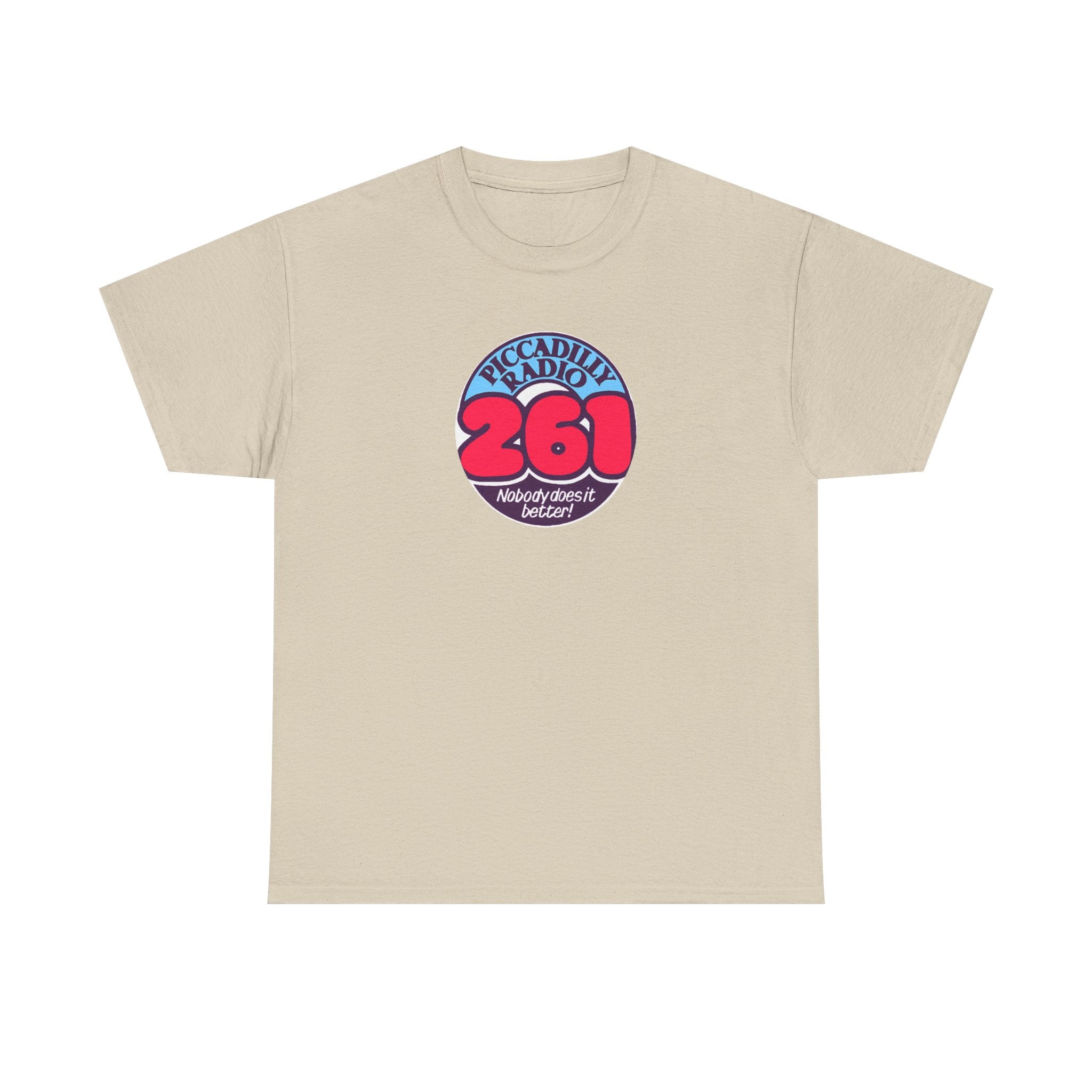 Piccadilly Radio '261' Logo T‑Shirt — Vintage Unofficial Radio Station Graphic Tee