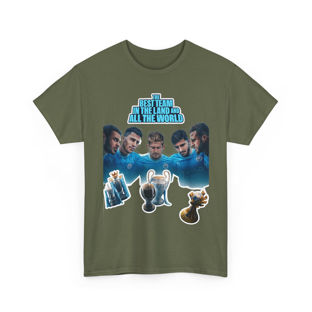 Manchester City — "Best Team in the Land and All the World" Cotton T-Shirt