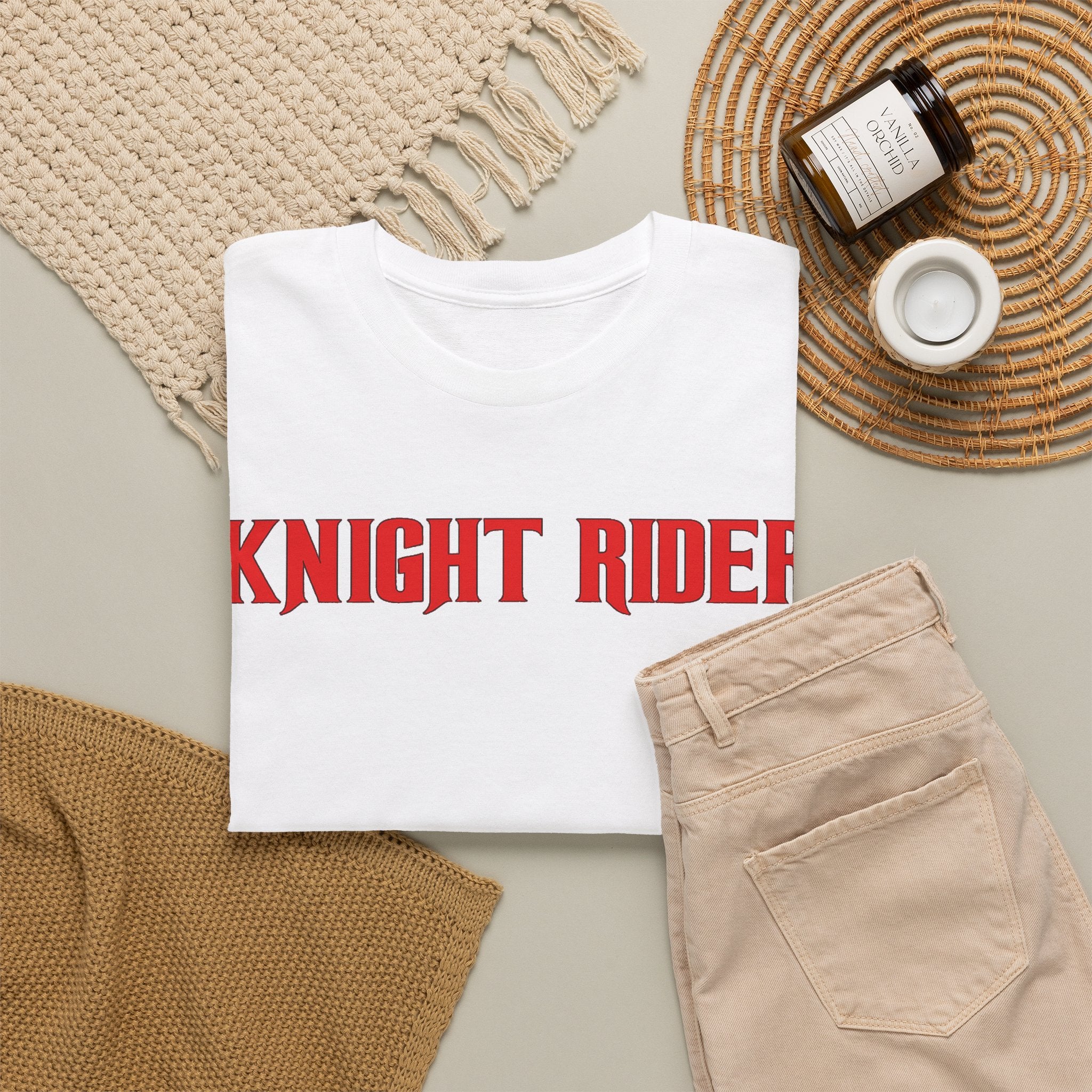 Knight Rider Tee — Retro TV Car Graphic T-Shirt