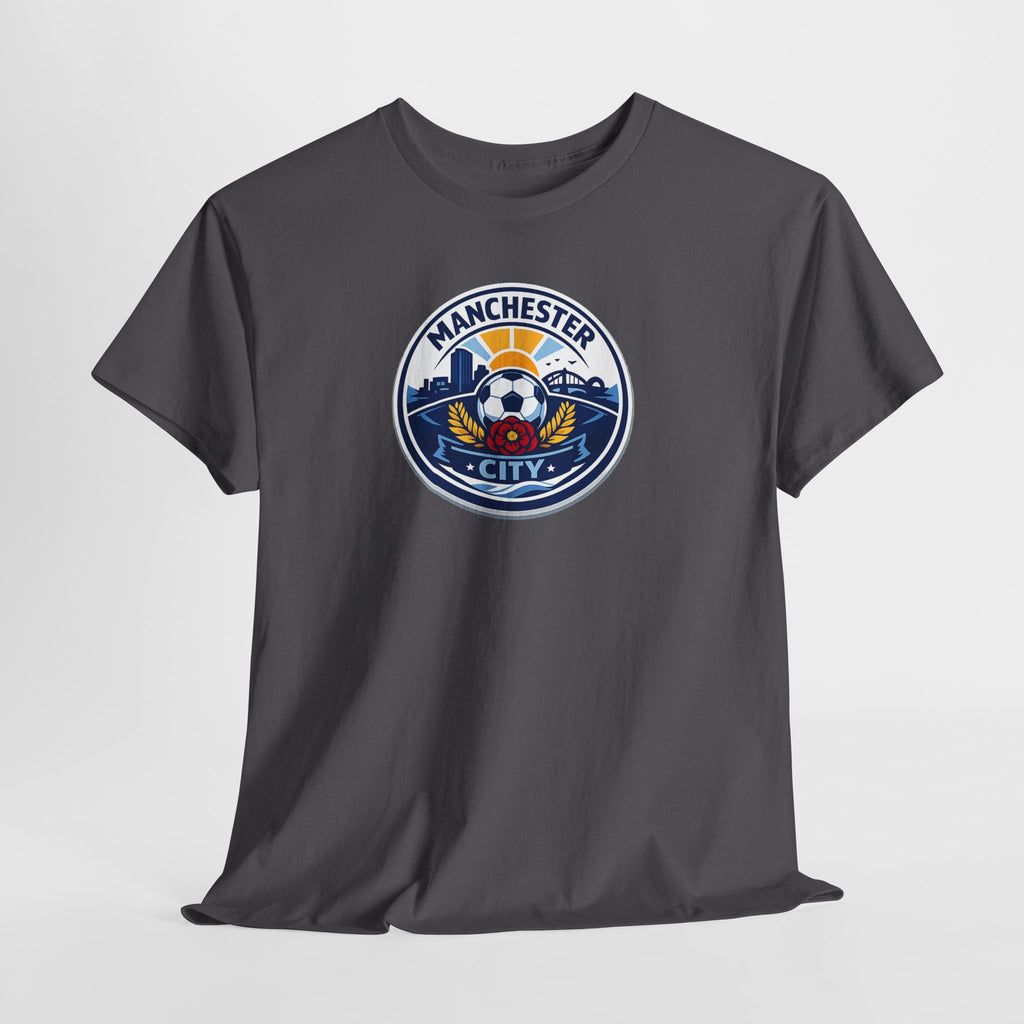 Manchester City Crest T-Shirt — Soccer Fan Tee