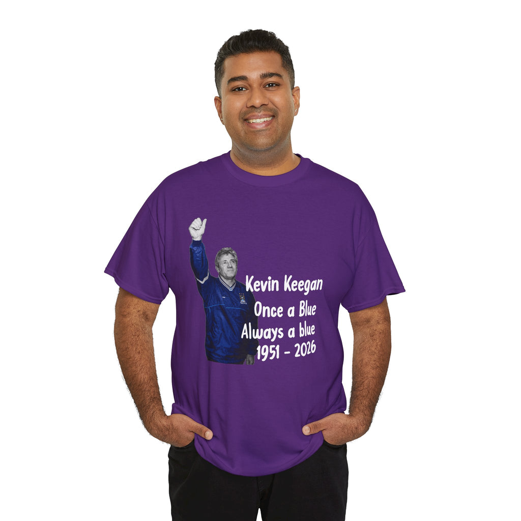 Kevin Keegan Tribute T-Shirt – "Once a Blue Always a Blue 1951–2026"