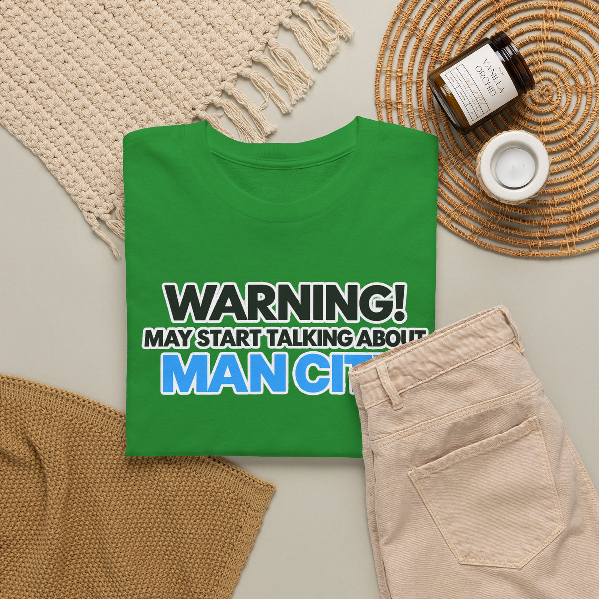 Manchester City Warning! May Start Talking About Man City T‑Shirt