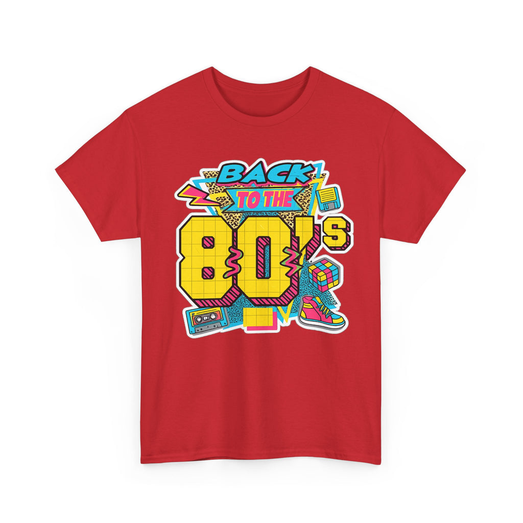 Back to the 80s Retro Graphic Tee — Vintage 80s Neon Design