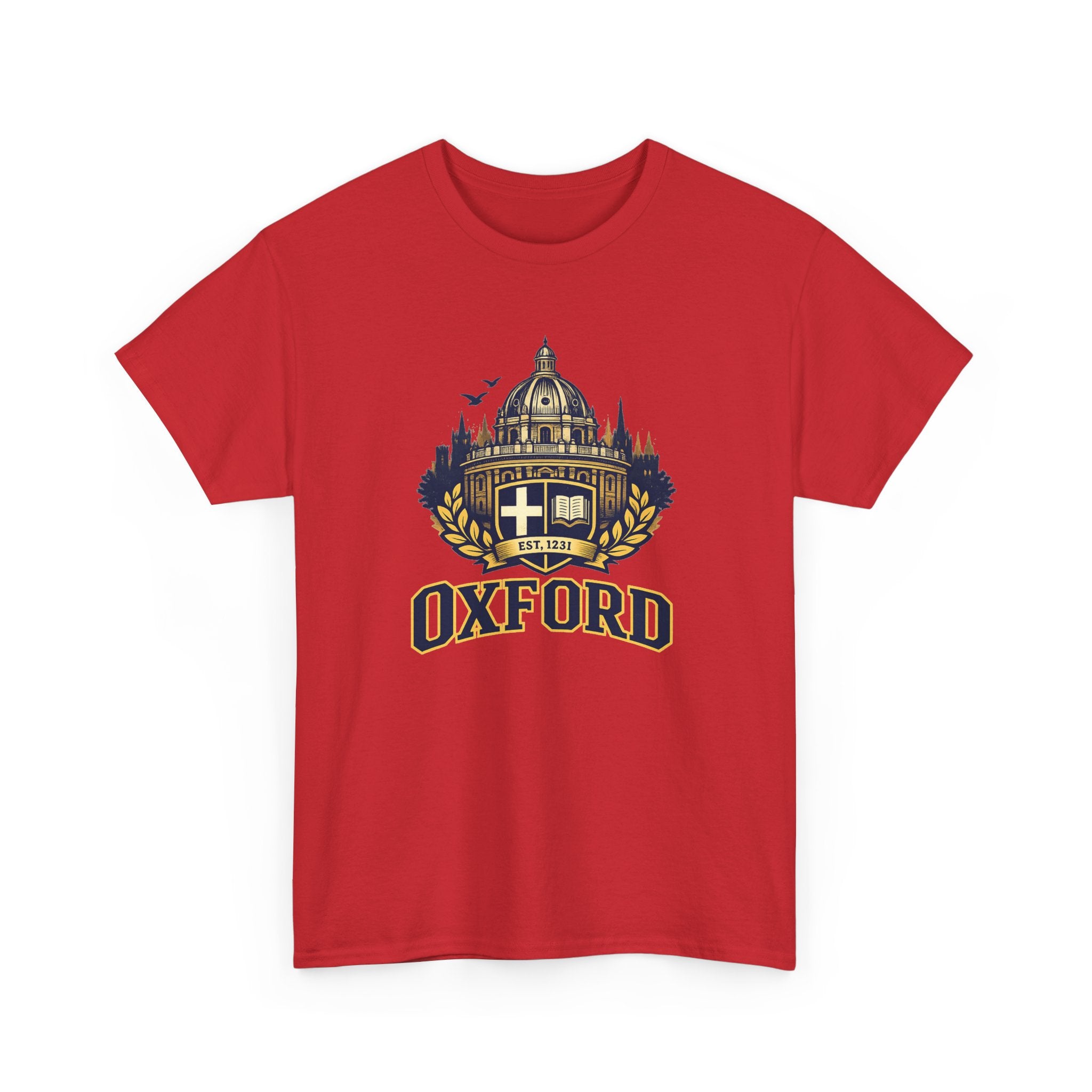 Oxford Crest T-Shirt — Vintage University Graphic Tee