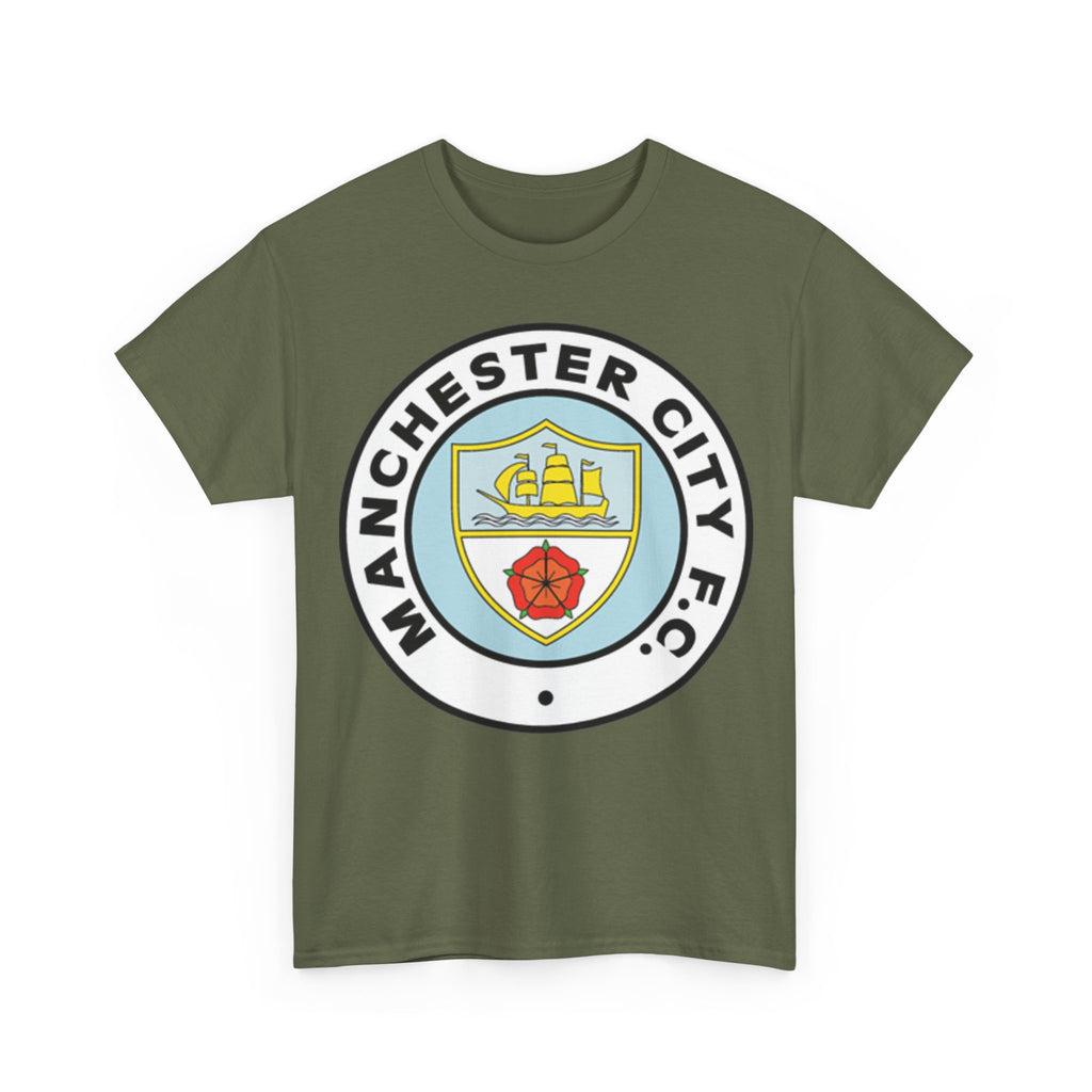 Manchester City F.C. Retro Crest T-Shirt – Retro Football Fan Tee
