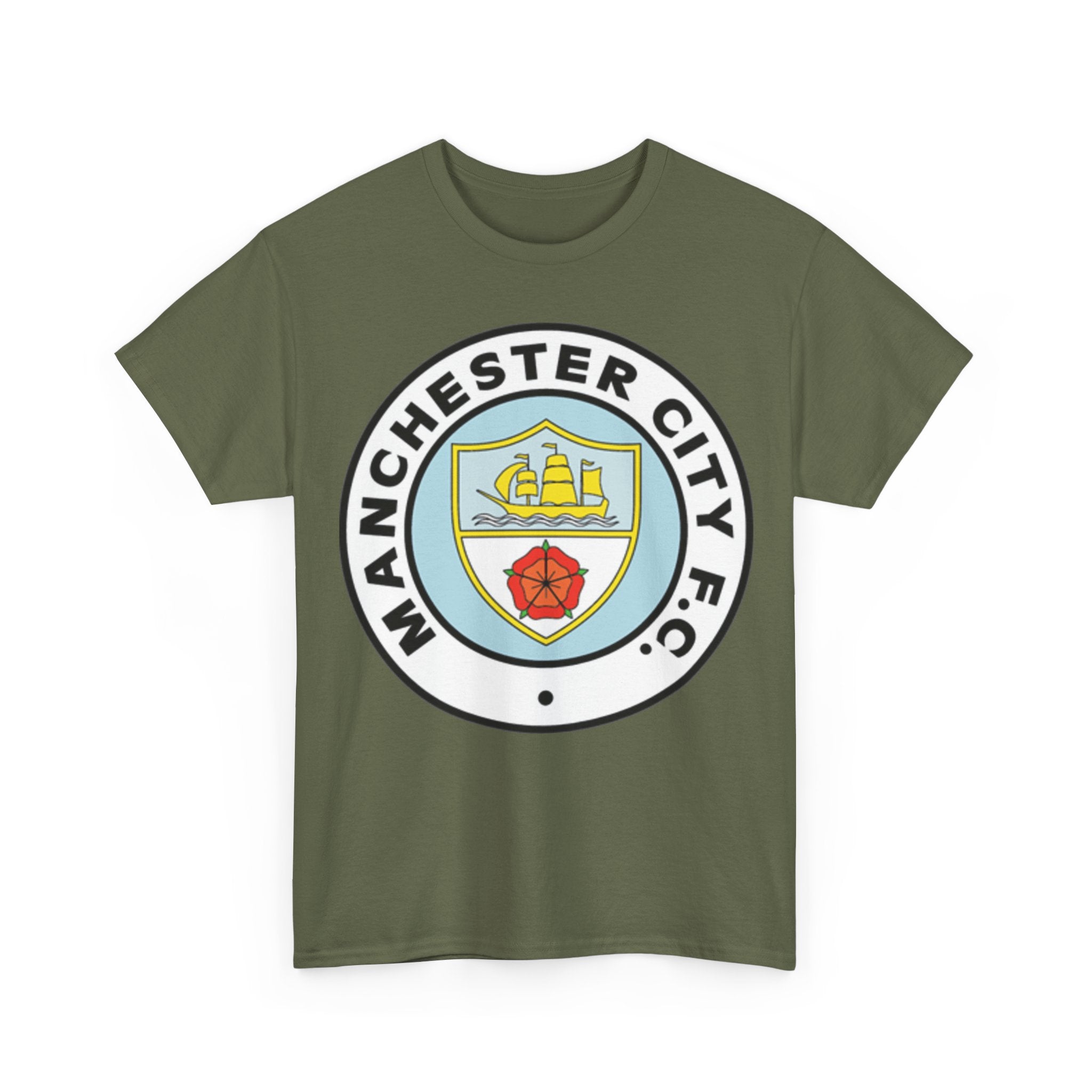 Manchester City F.C. Retro Crest T-Shirt – Retro Football Fan Tee