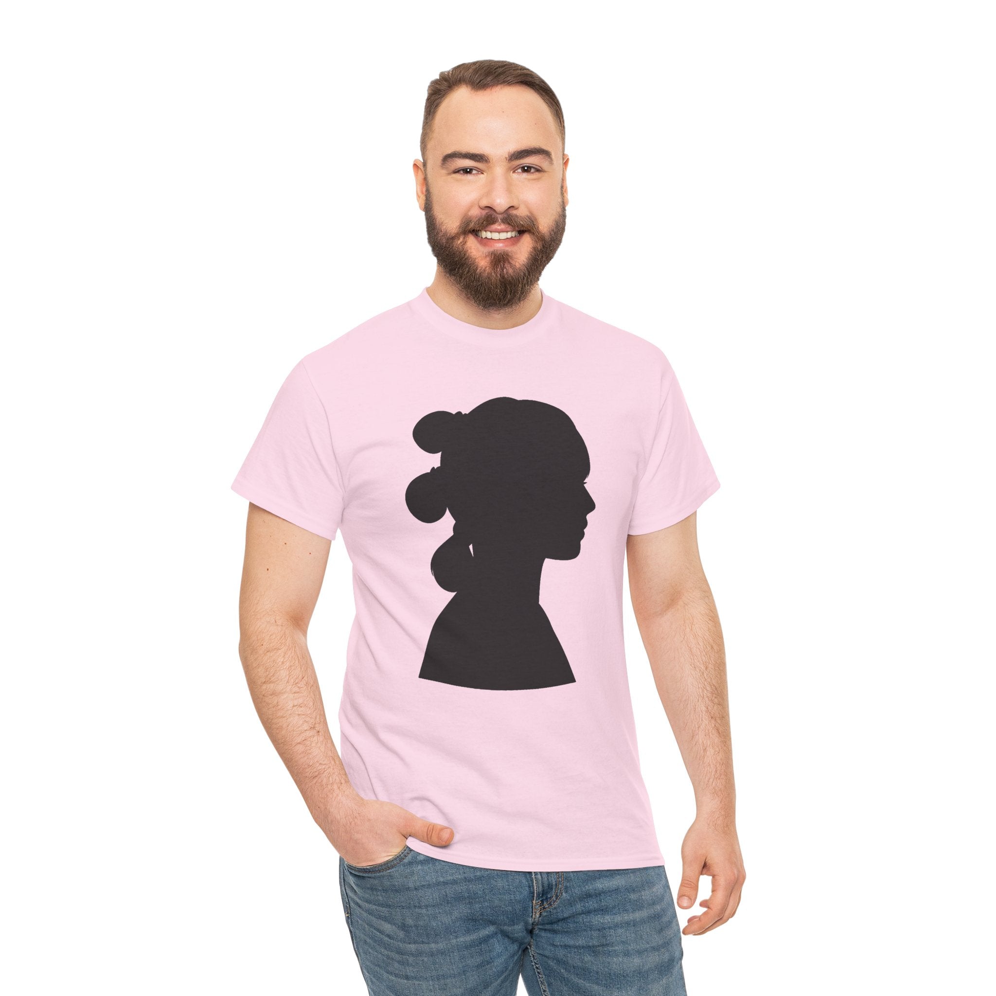 Princess Leia Star Wars Silhouette Profile Tee — Classic Portrait T‑Shirt