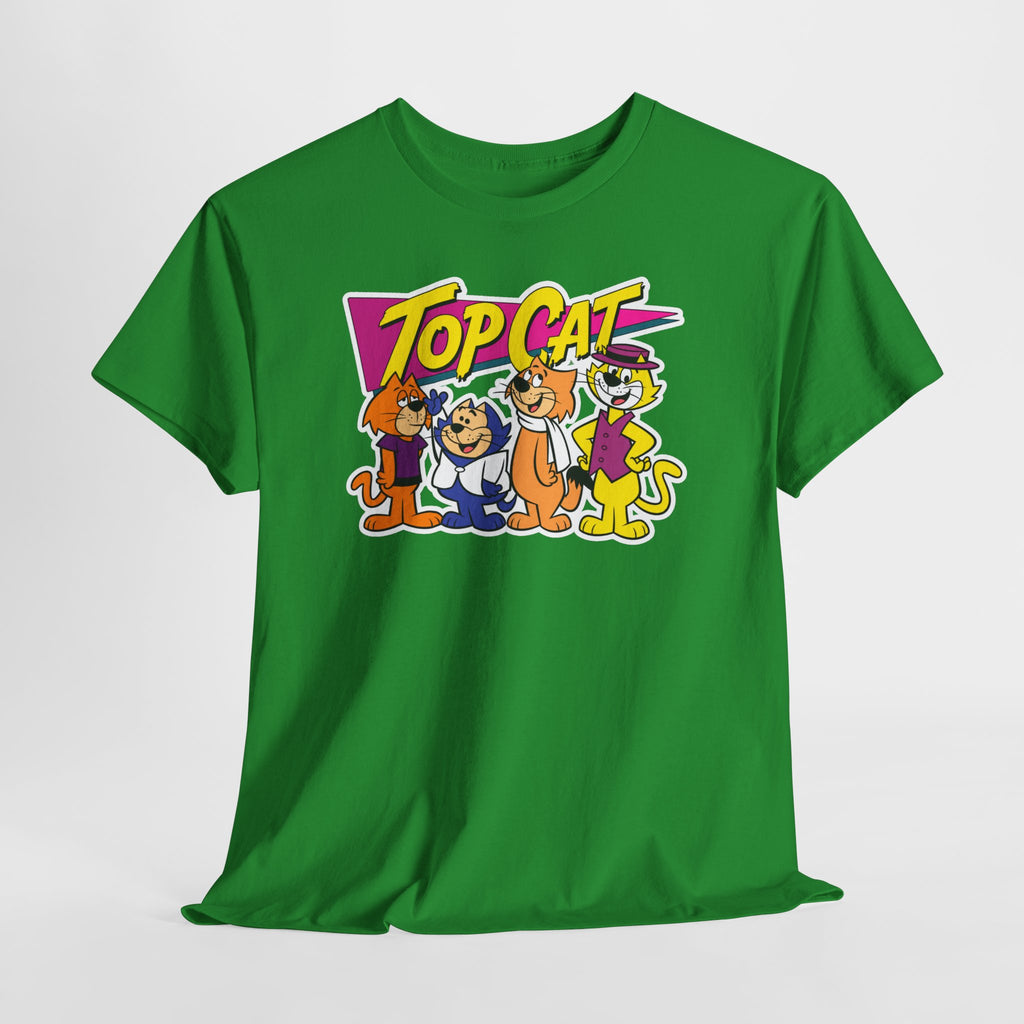 Top Cat Retro Cartoon Cotton T-Shirt / Tee