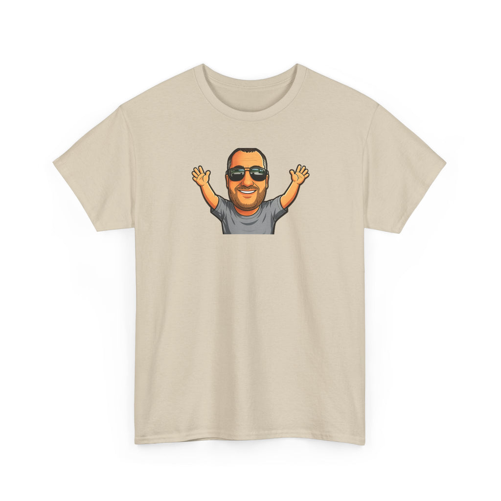 Graphic Tee — "I'll Be Back" Funny Portrait T‑Shirt