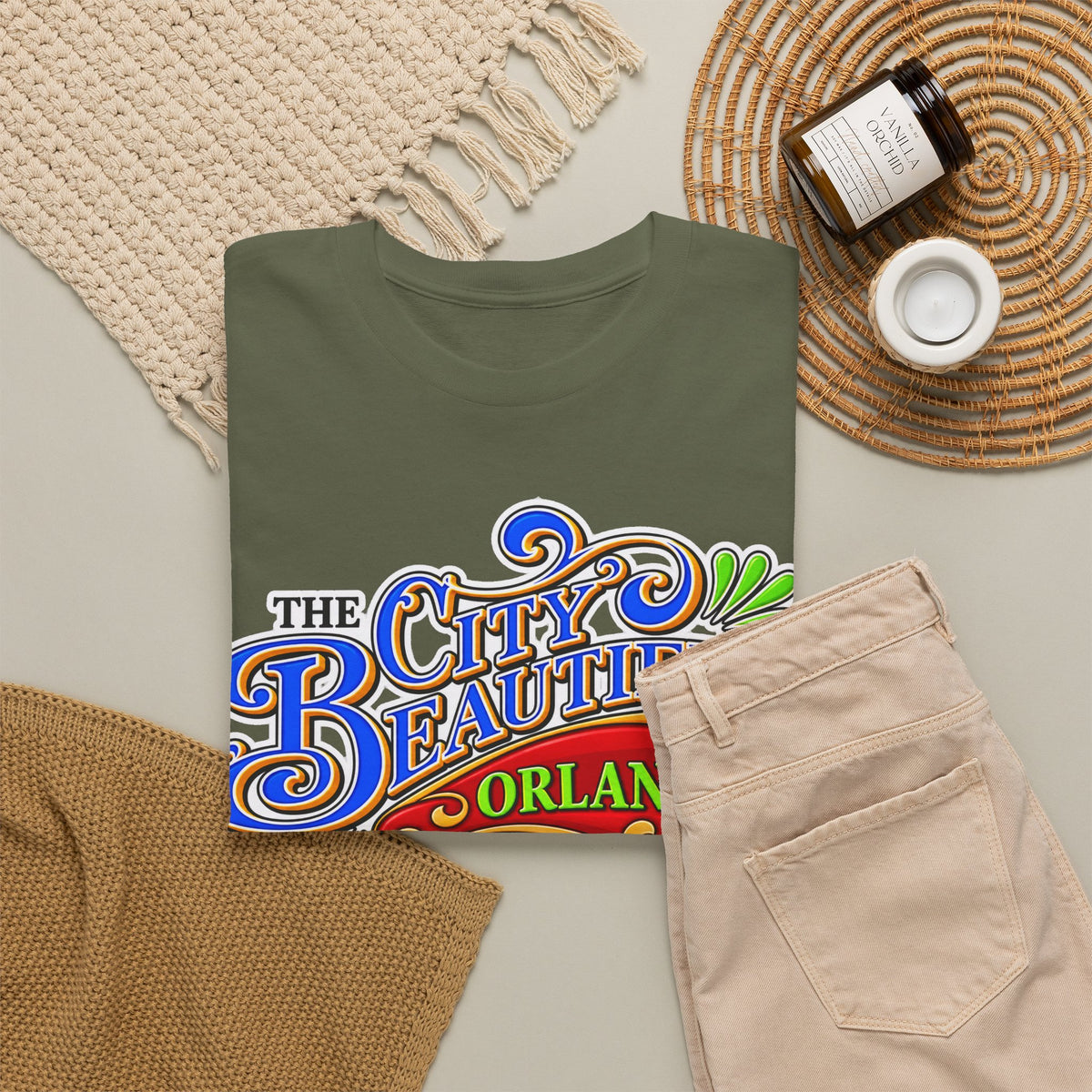 The City Beautiful Orlando Graphic Cotton Tee