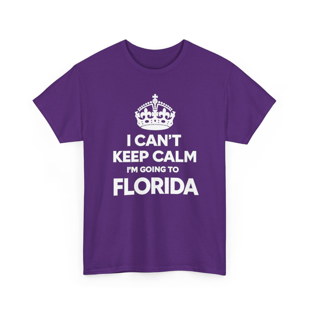 I Can't Keep Calm — Florida Vacation T-Shirt