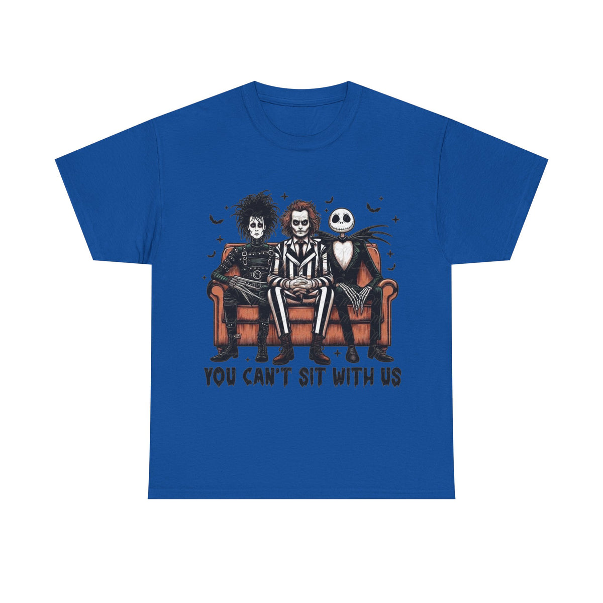 Johnny Depp Graphic Tee — 'You Can't Sit With Us' Halloween Horror Trio T-Shirt