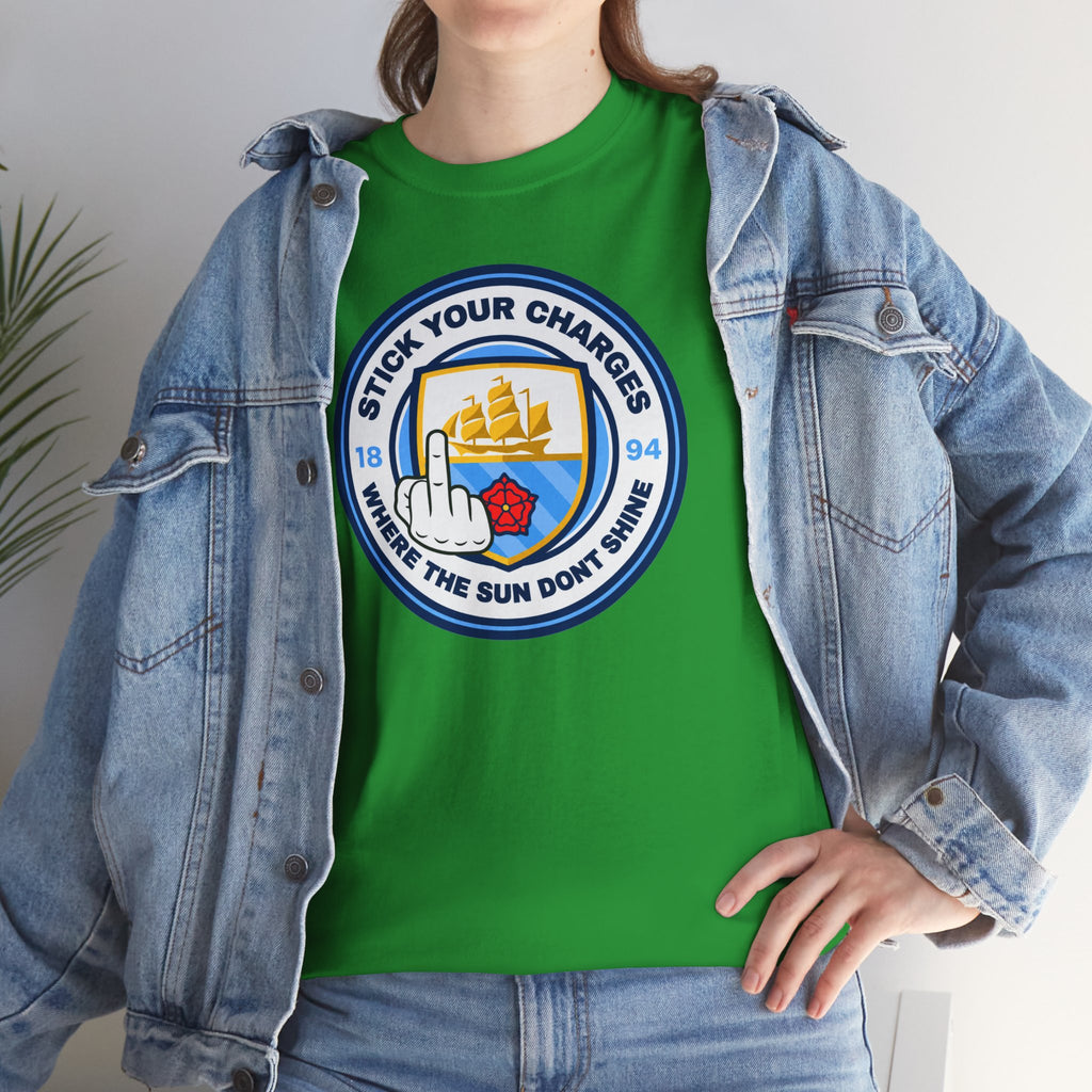 Manchester City "Stick Your Charger Where the Sun Don't Shine" Cotton t-shirt