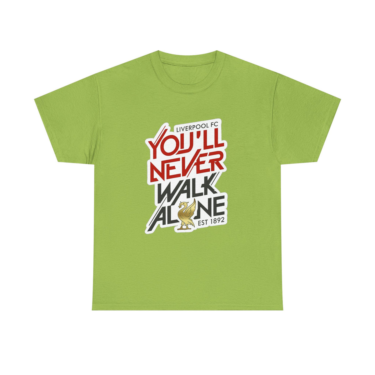 Liverpool You'll Never Walk Alone Cotton T-Shirt — Liverpool FC Fan Tee