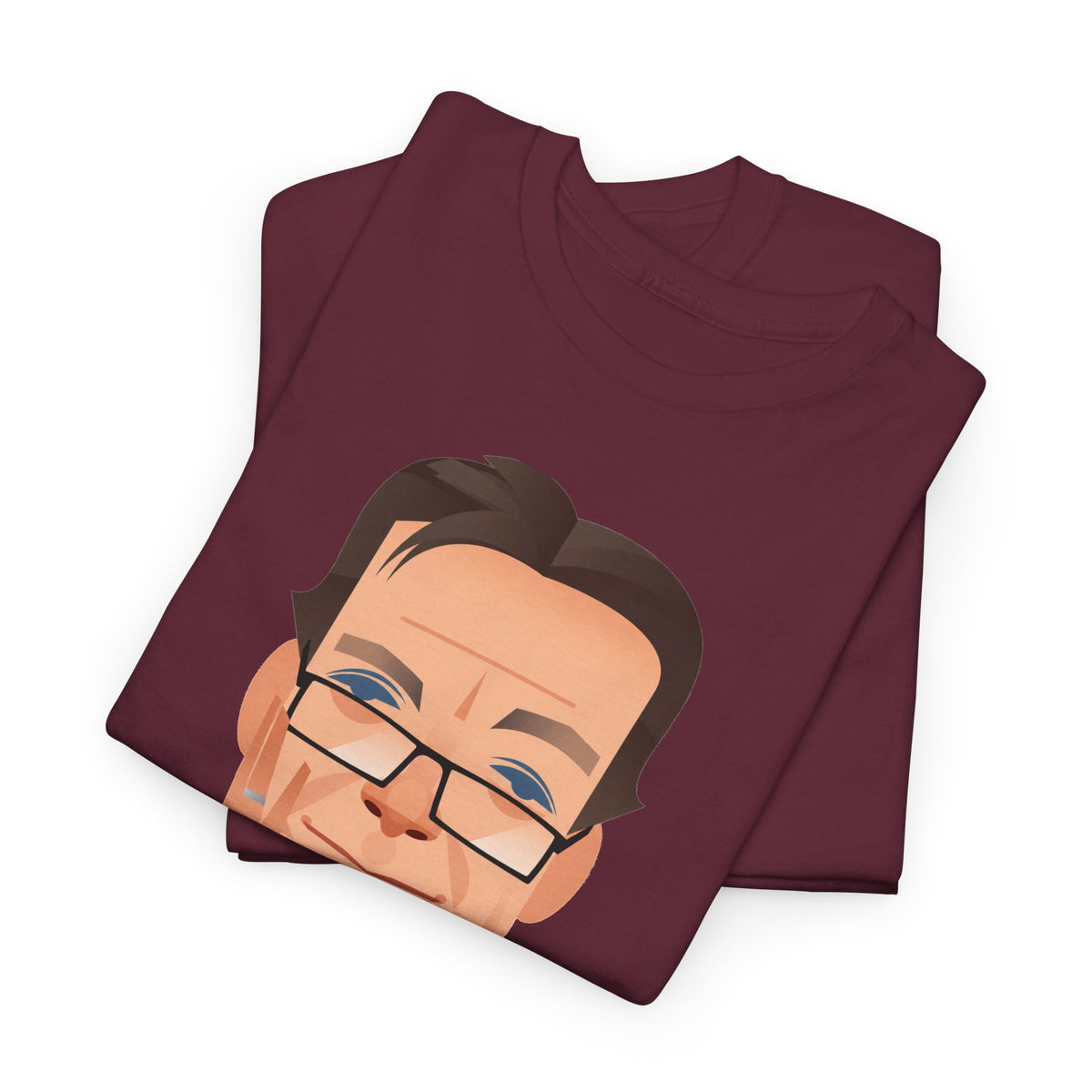 Tony Wilson Manchester Legend Caricature Gentleman Face Cotton T-Shirt