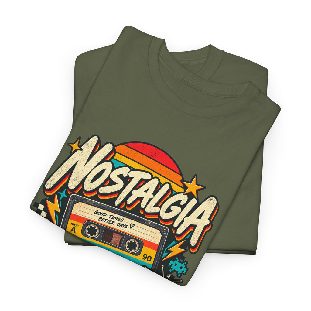 Nostalgia Never Gets Old Unisex Heavy Cotton Tee