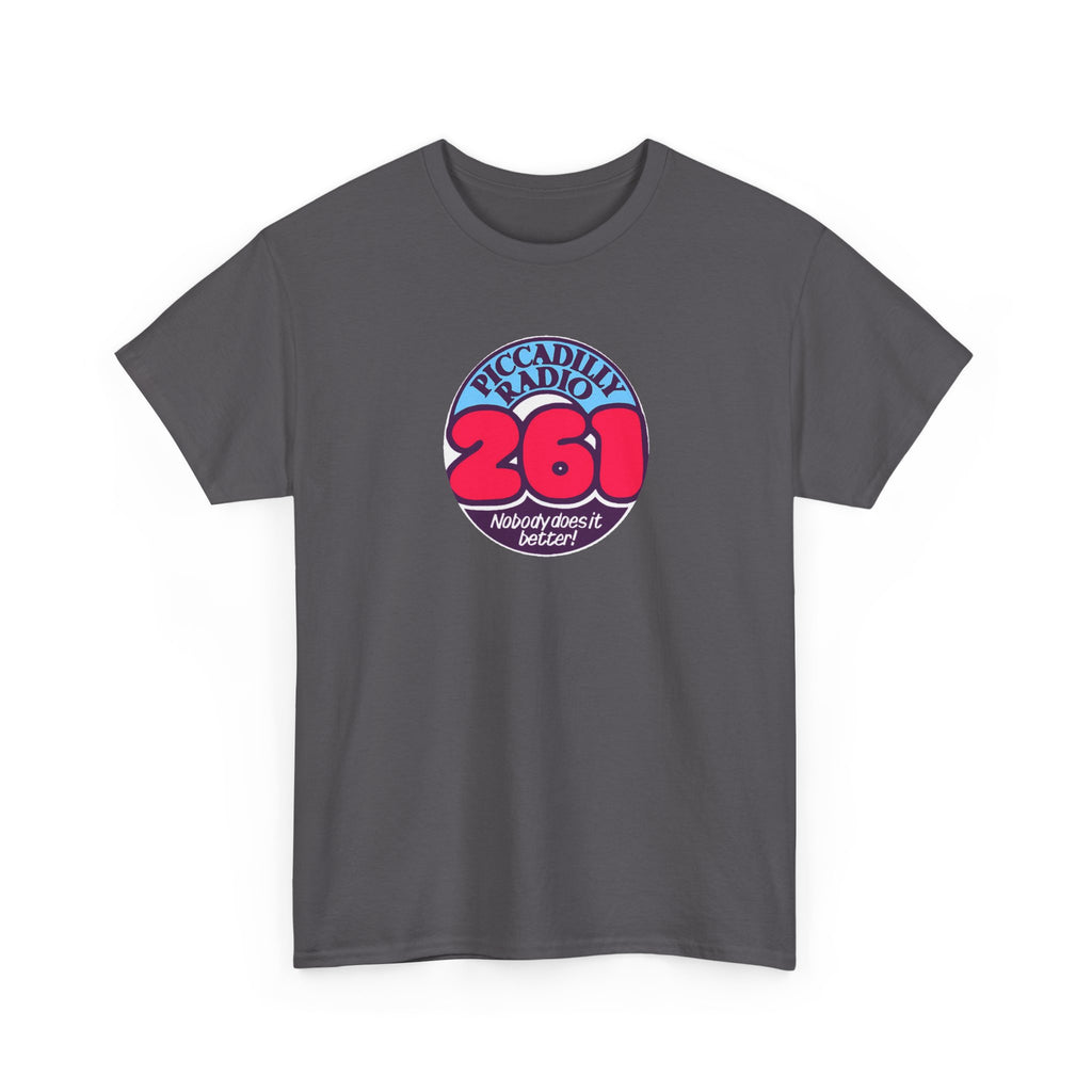 Piccadilly Radio '261' Logo T‑Shirt — Vintage Unofficial Radio Station Graphic Tee
