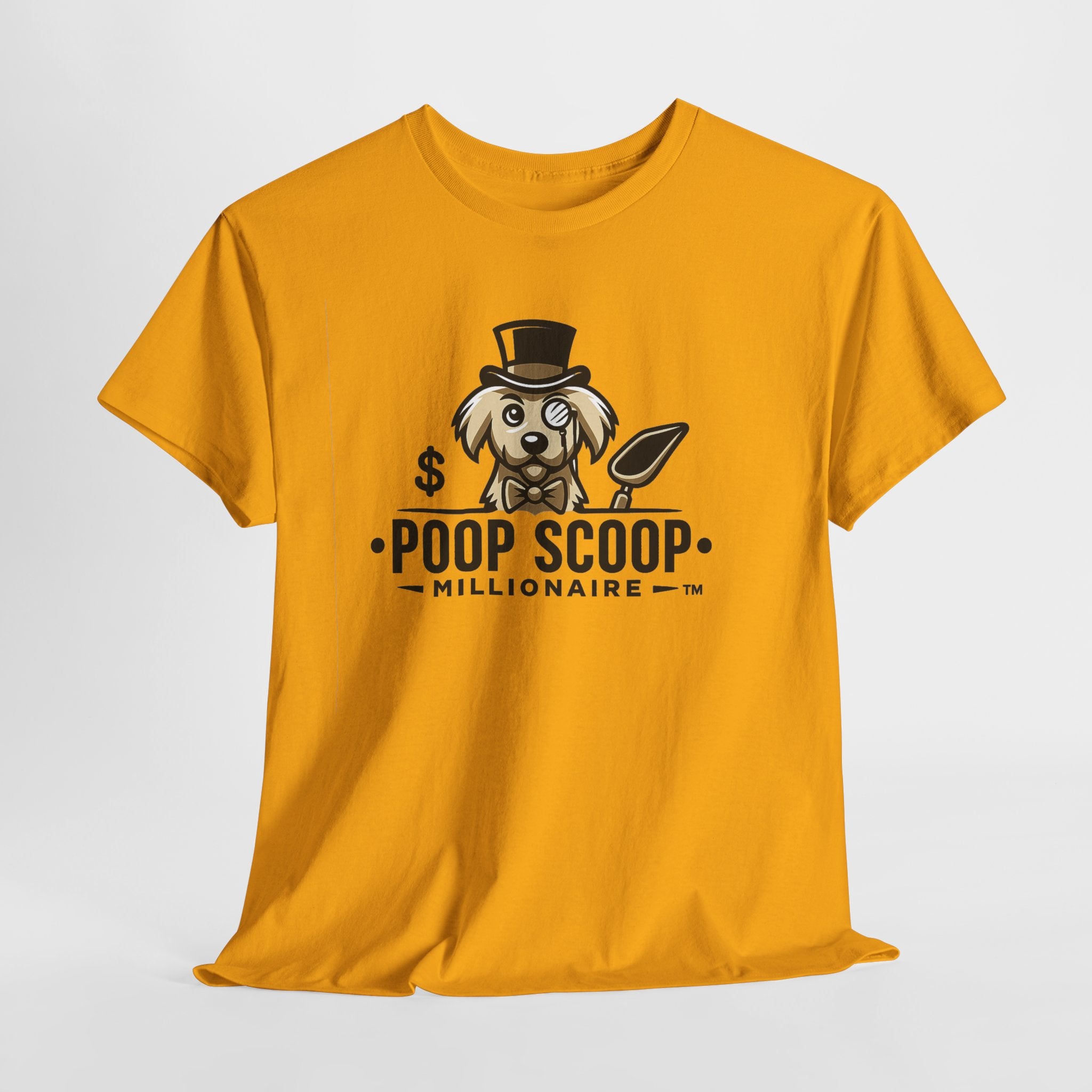 Poop Scoop Millionaire T-Shirt — Funny Dog Poop Scooping Tee