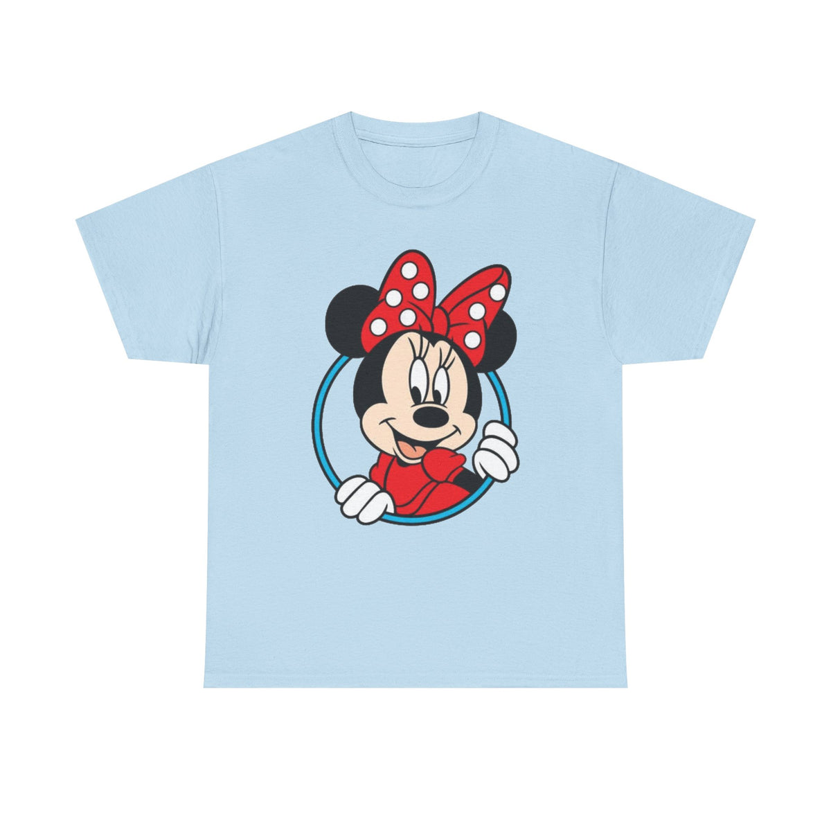 Minnie Mouse Retro Peeking Cotton T-Shirt / Tee