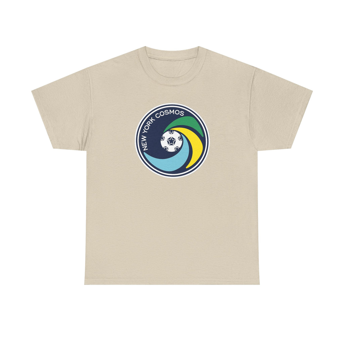 New York Cosmos Retro Logo Cotton T‑Shirt — Vintage Soccer Tee