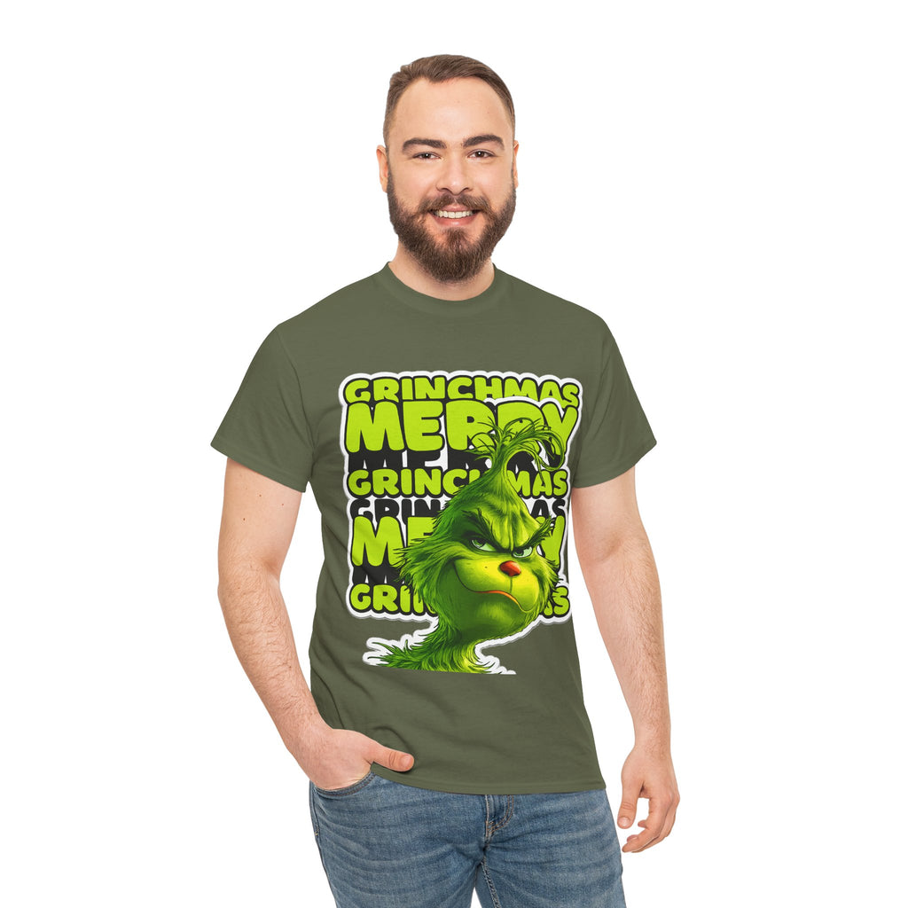 Grinchmas Merry Grinch Christmas Cotton T-Shirt / Tee