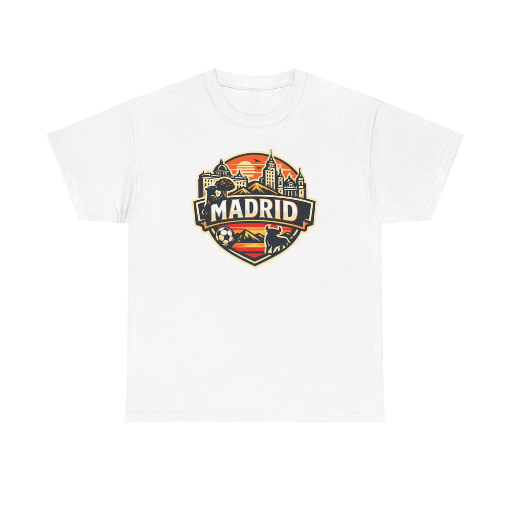 Madrid Skyline Soccer Crest T-Shirt
