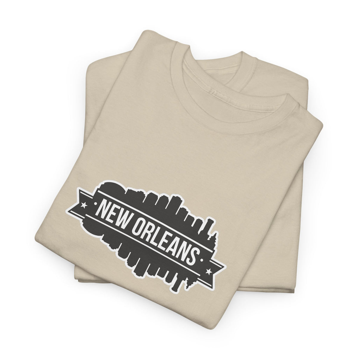New Orleans Skyline T-Shirt – Retro Badge Cityscape Tee