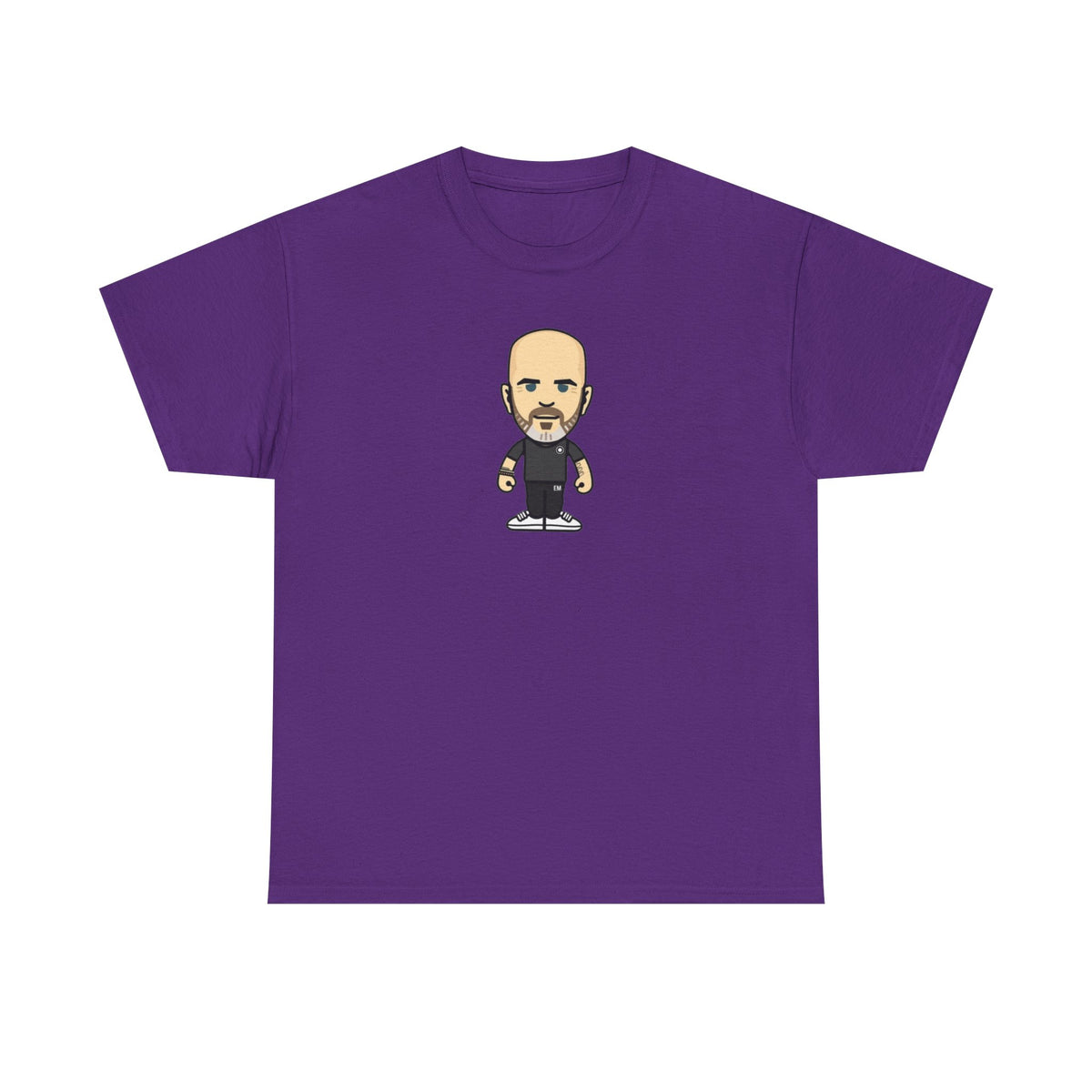 Enzo Maresca Manchester City Character Graphic Cartoon Cotton T-shirt / Tee