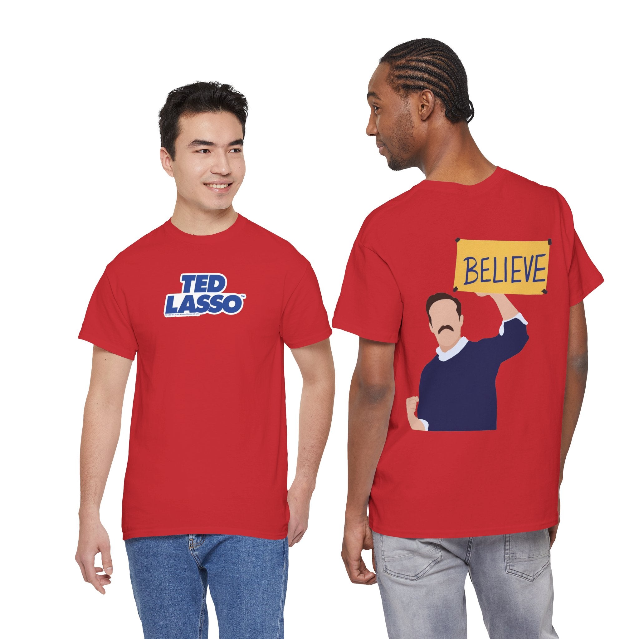 Ted Lasso Inspired "Believe" Tee — Inspirational TV Fan Shirt Cotton T-Shirt