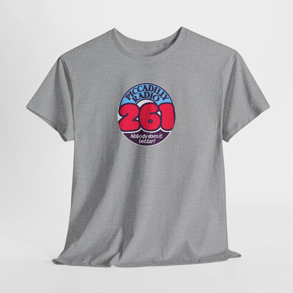 Piccadilly Radio '261' Logo T‑Shirt — Vintage Unofficial Radio Station Graphic Tee