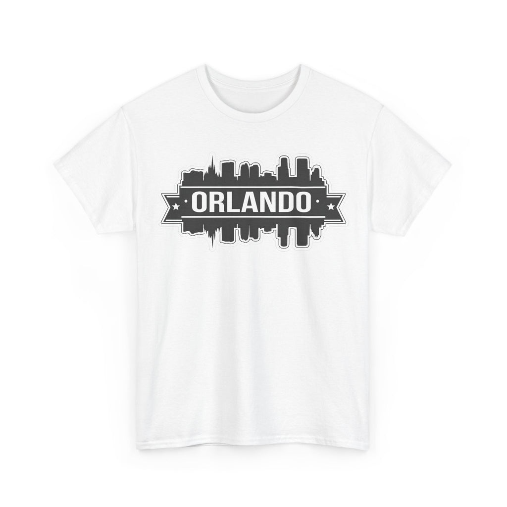 Orlando Skyline T-Shirt — Retro Badge Cityscape Tee