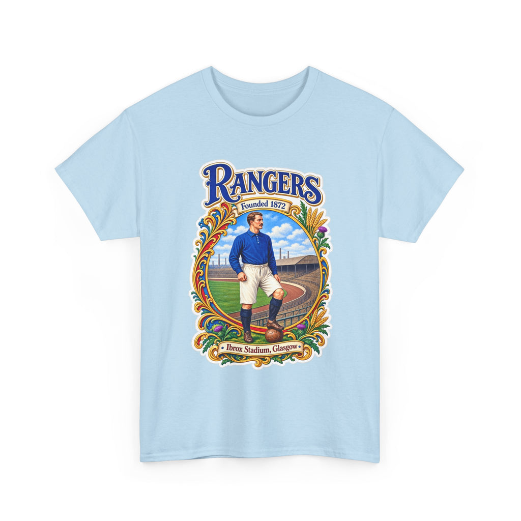 Rangers Retro Player Field Graphic Cotton T-Shirt