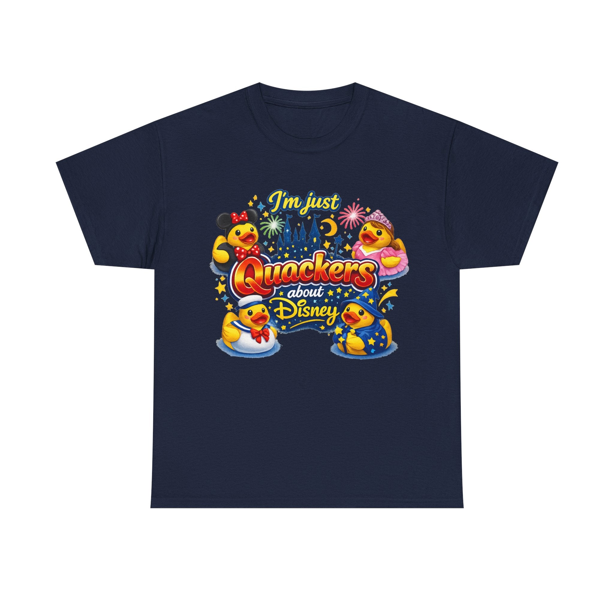 Quackers About Disney Rubber Duck Tee — "I'm Just Quackers About Disney" Graphic T-Shirt