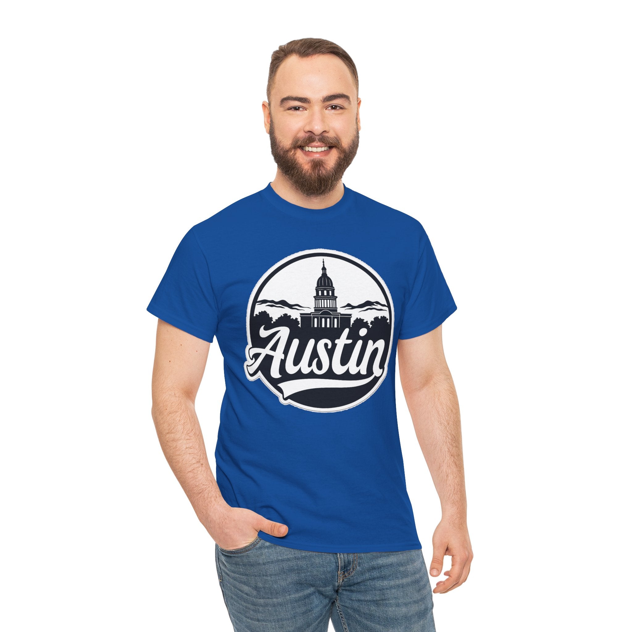 Austin Capitol Graphic Cotton T-Shirt / Tee