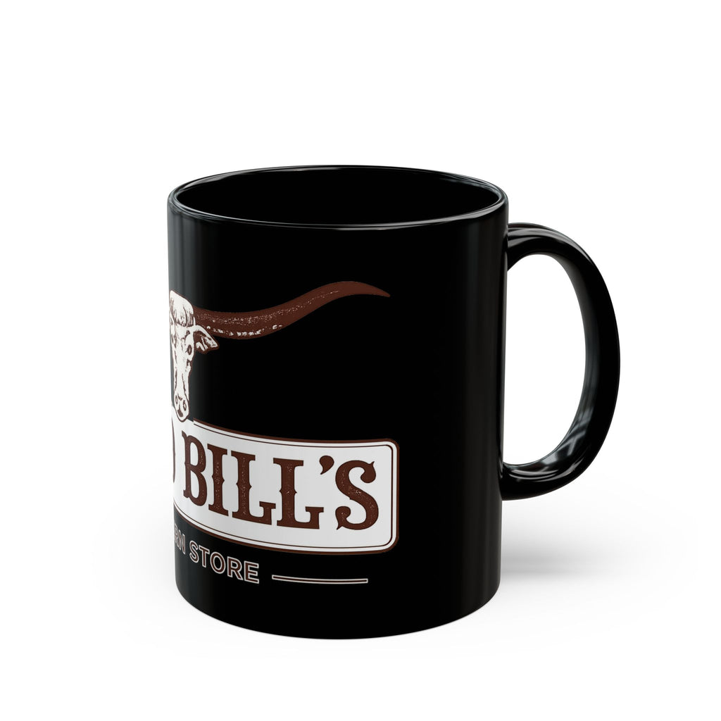 Wild Bill's Western Store Black Coffee Mug (11oz & 15oz)