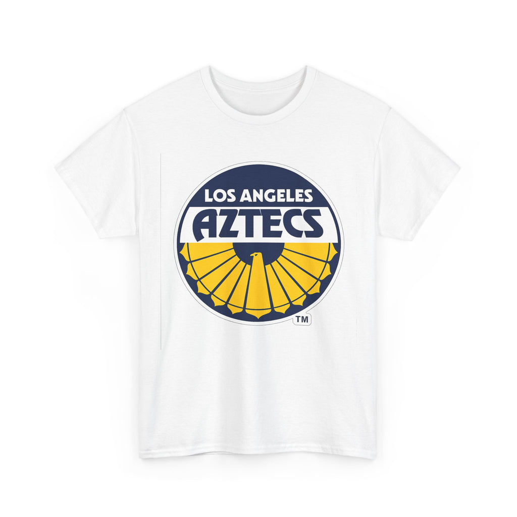 Los Angeles Aztecs Vintage Logo Cotton T-Shirt